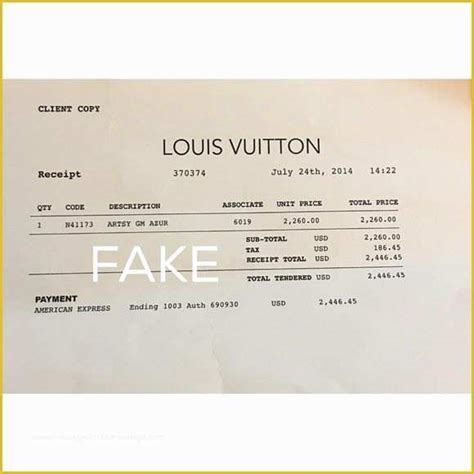 louis vuitton receipt maker free|louis vuitton receipt maker.